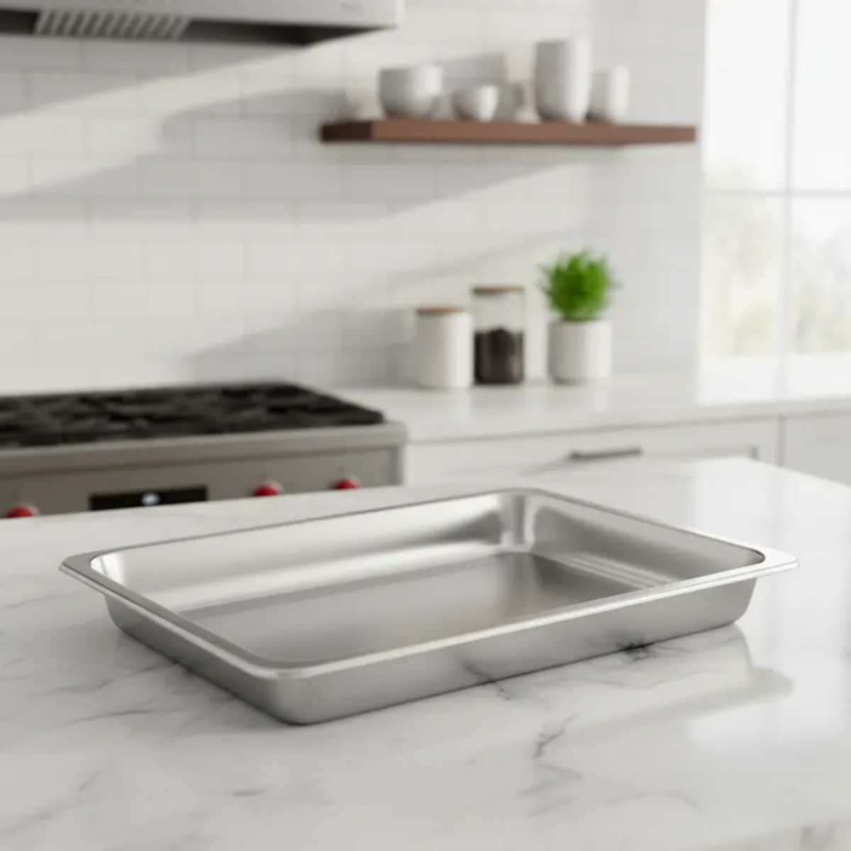 GENERICO - Bandeja Asadera de Horno Acero Inoxidable