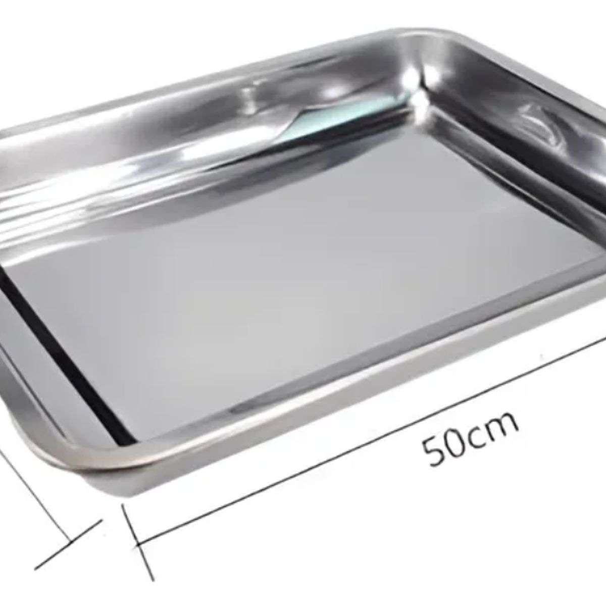 GENERICO - Bandeja Asadera de Horno Acero Inoxidable