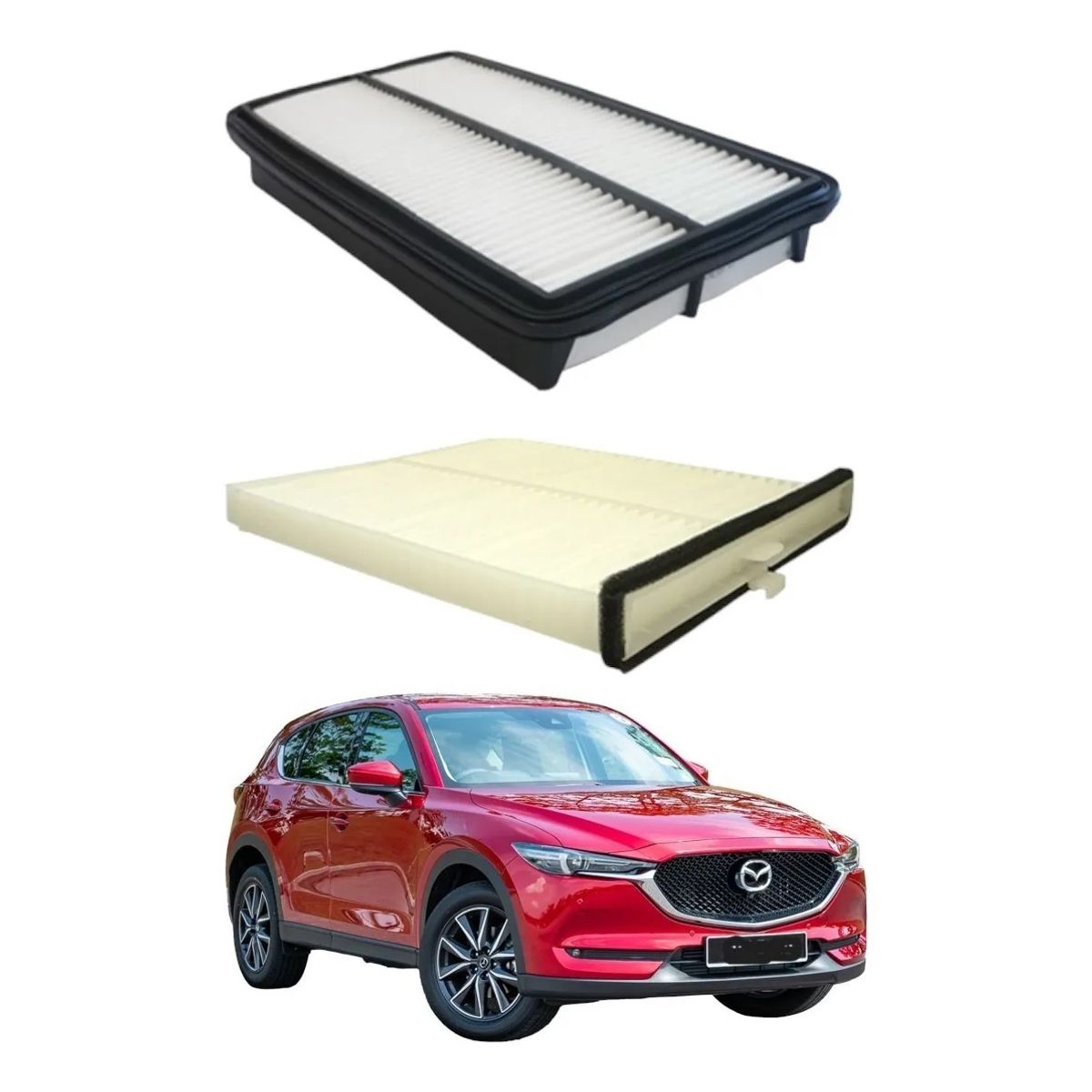 GENERICO - Kit Filtro Aire Y Polen Mazda Cx5 2.0 2012-2024/2.5 2012-21