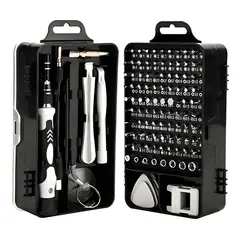 GENERICO - Juego Destornilladores Precisión 115 En 1 para Teléfonos y Notebook