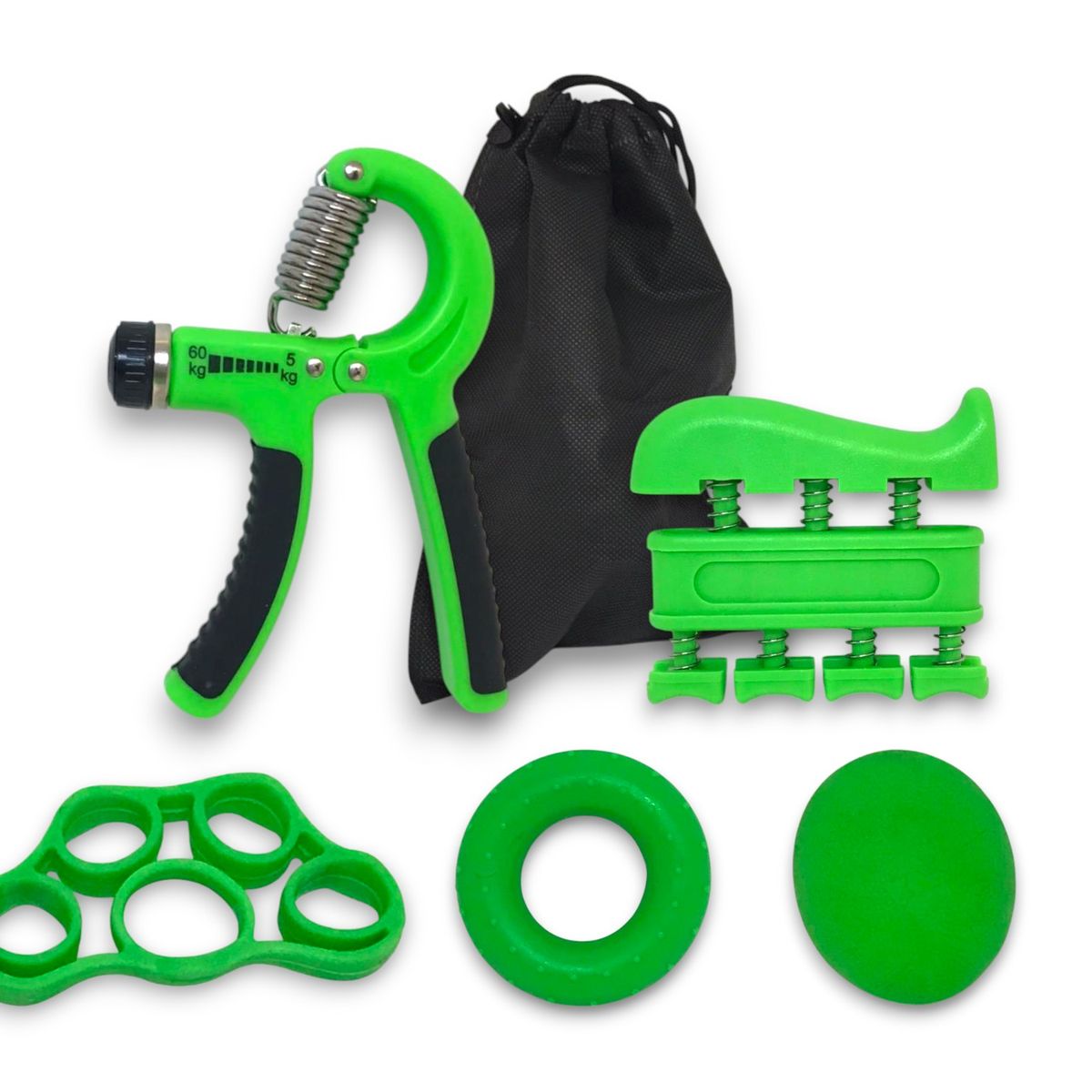 GENERICO - Hand Grip Set Resistencia Ejercitador Manos Muñeca 5 In 1