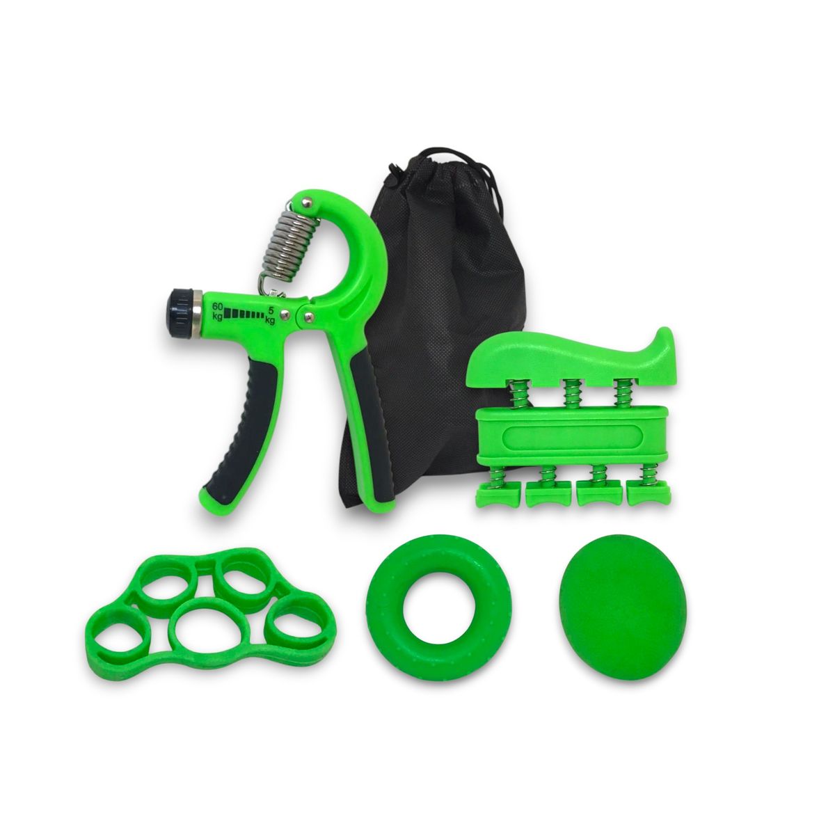 GENERICO - Hand Grip Set Resistencia Ejercitador Manos Muñeca 5 In 1