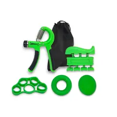 GENERICO - Hand Grip Set Resistencia Ejercitador Manos Muñeca 5 In 1