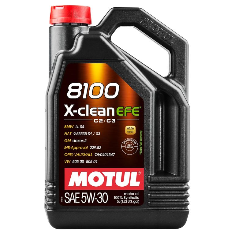 MOTUL 8100 X-clean EFE 5W30 1L 6本 2026年製 Motul 8100 X-clean EFE 5W-30 – 100% Sintético C2/C3 – 5 Litros