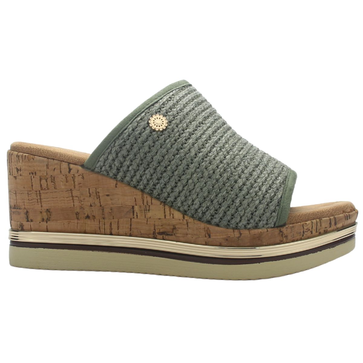 CHALADA - Sandalia Mujer Oliva Casual Chalada Teru-2