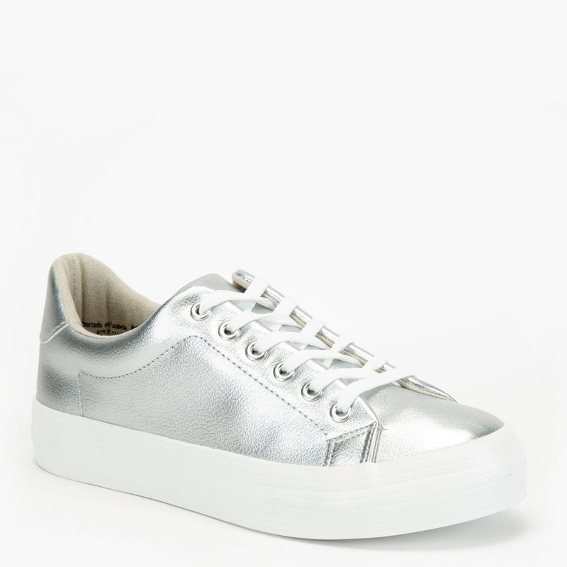 CALL IT SPRING - Zapatilla Urbana Mujer Plateada