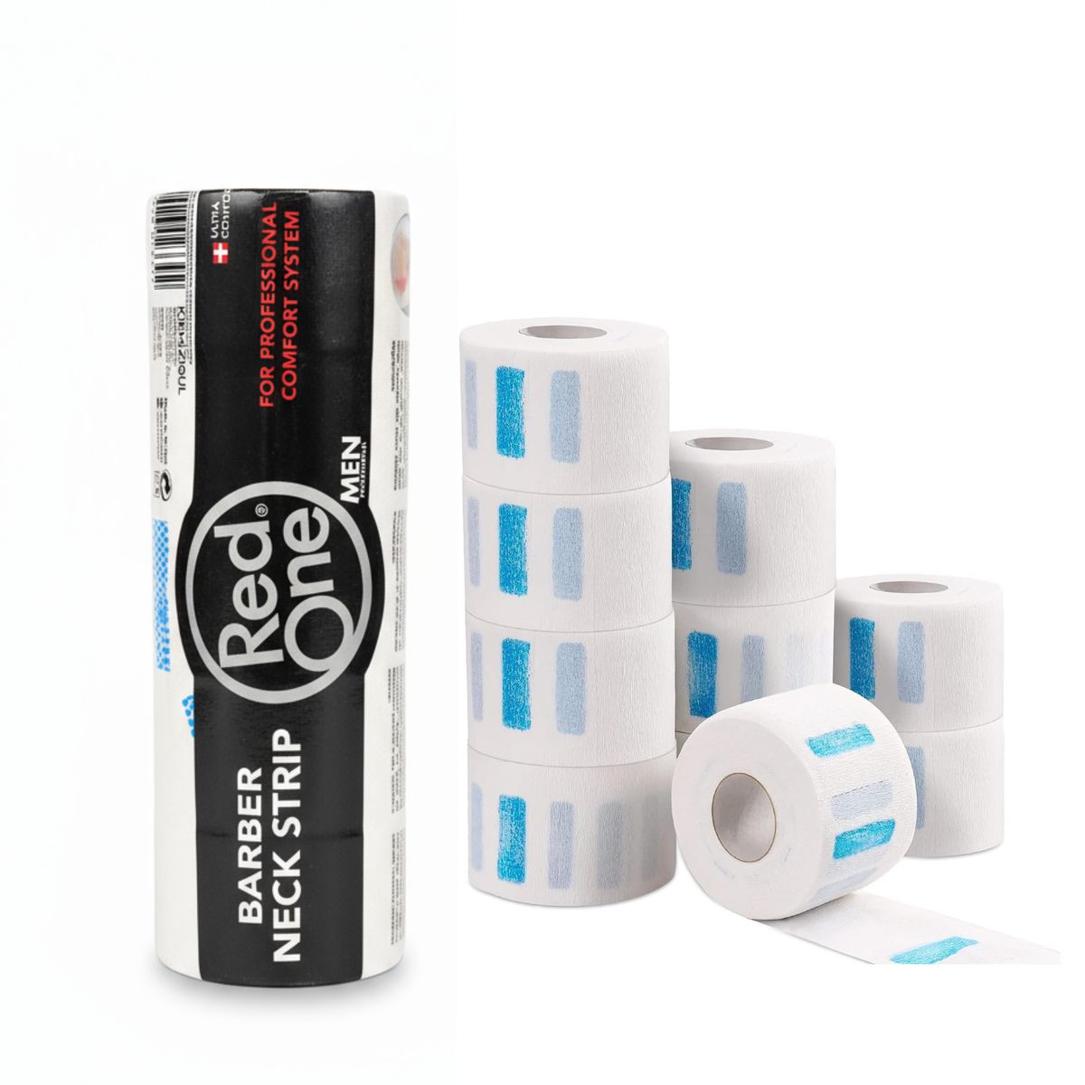 RED ONE - Papel Cuello Profesionales REDONE Para Barberos Pack X5 Blanco