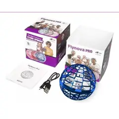 GENERICO - Pelota Voladora Esfera Luz Led Rgb Mini Drone Color Azul