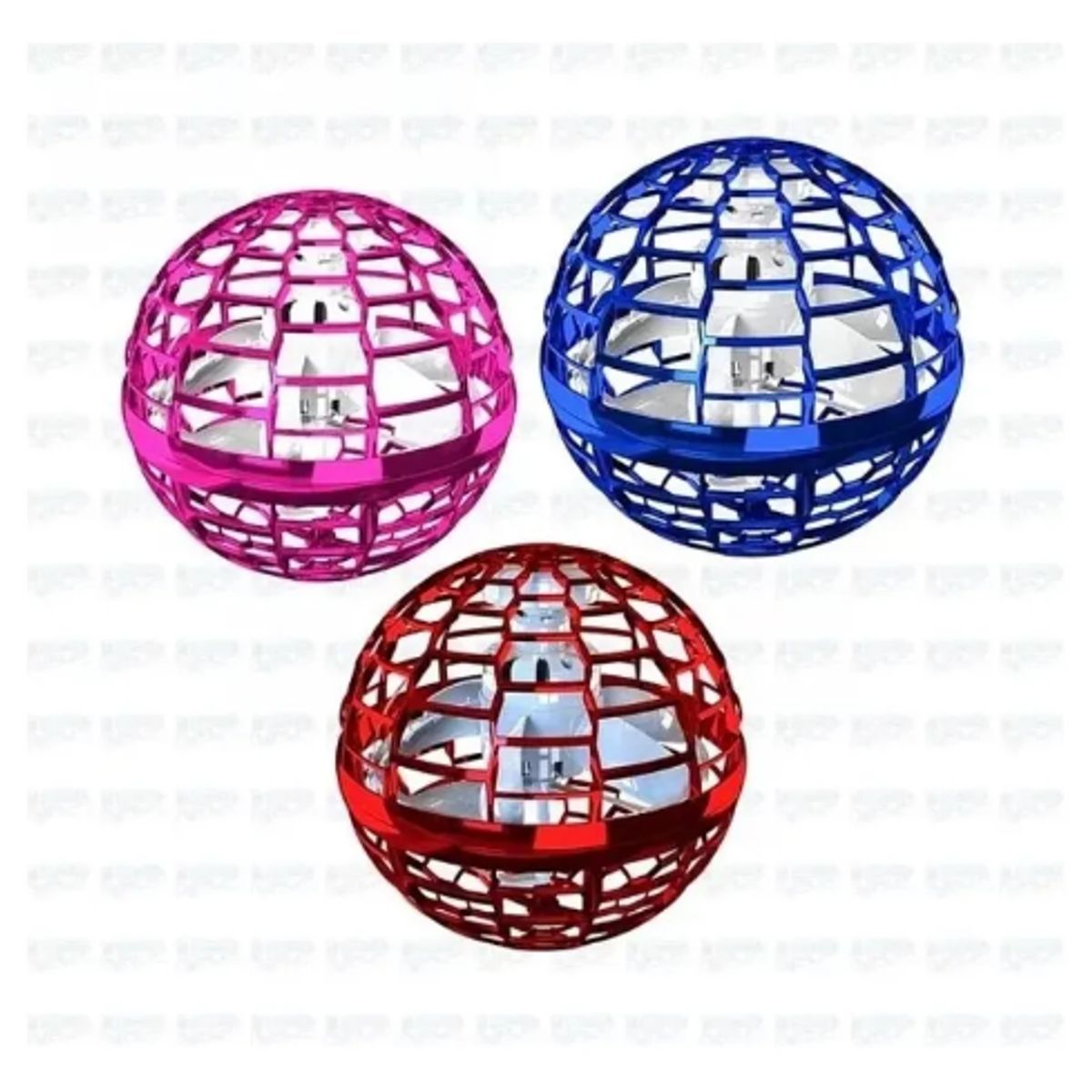 GENERICO - Pelota Voladora Esfera Luz Led Rgb Mini Drone Color Azul