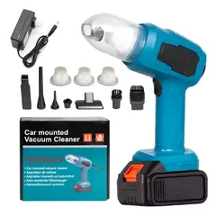 GENERICO - Aspiradora Y Sopladora De Mano Inalámbrico Multifuncional 7 En 1 Portatil Potente Aspiradora Para Auto 9800pa 120w