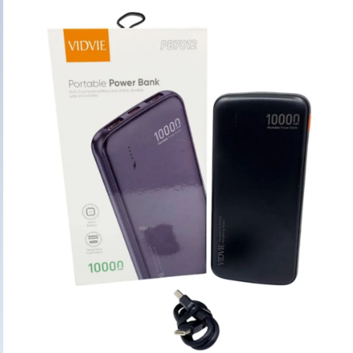 GENERICO - Power Bank Cargador Portátil 10000mah Vidvie Pb7012