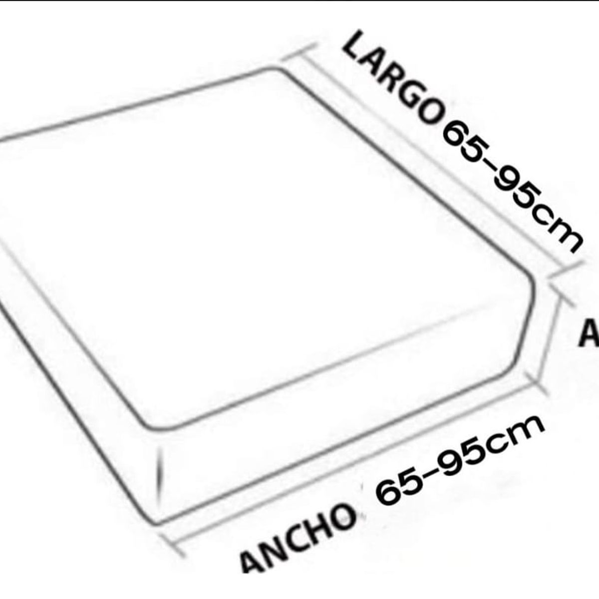 GENERICO - FUNDA DE ASIENTO PARA COJIN DE SOFA  PACK 3