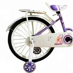 GENERICO - Bicicleta 20 para niñas con ruedas de aprendizaje
