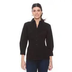 WADOS - BLUSA MANGA 3/4 CON ALFORZA EN DELANTERO