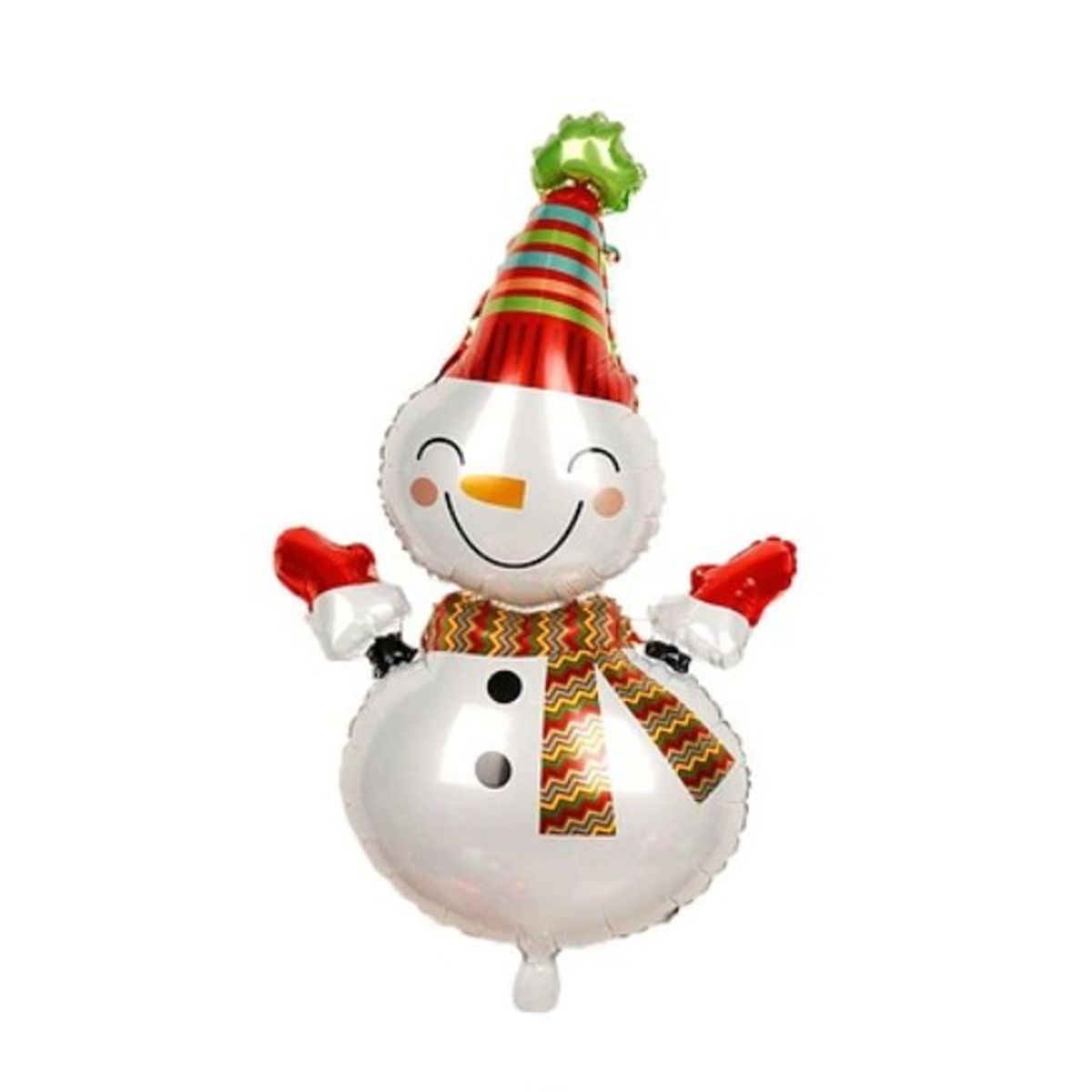 GENERICO - Globo Metálico De Muñeco De Nieve 70x109 Cm