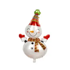 GENERICO - Globo Metálico De Muñeco De Nieve 70x109 Cm