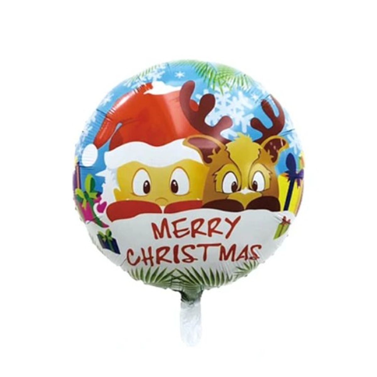 GENERICO - Globo Metálico Merry Christmas 45 Cm