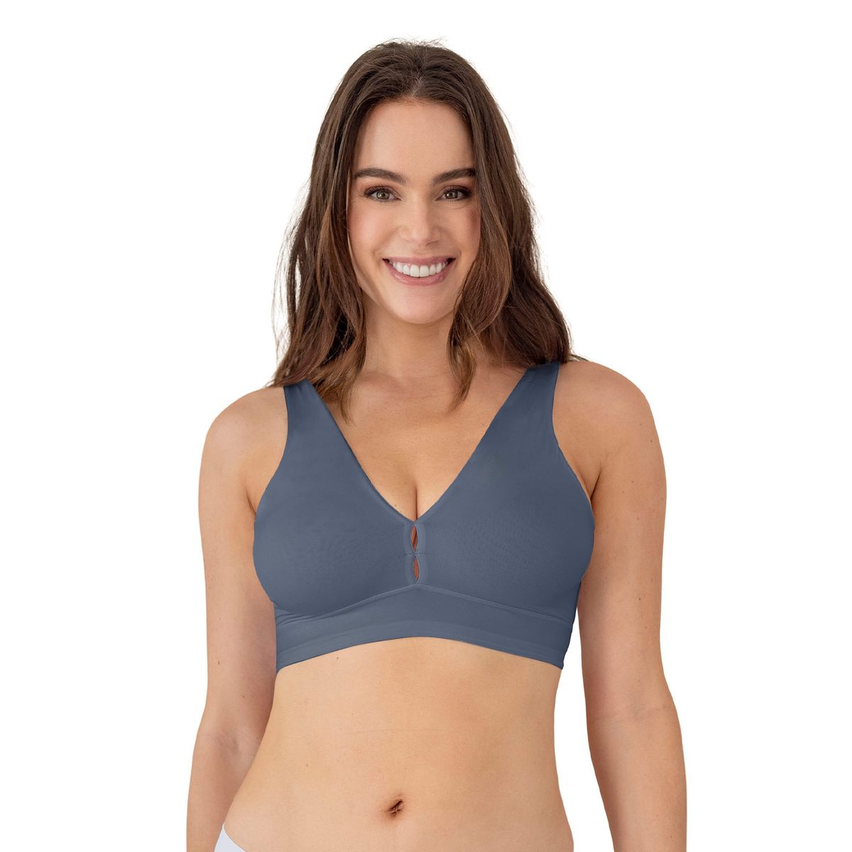 LEONISA - Leonisa Top ligero escote en V P81181 Azul Oscuro