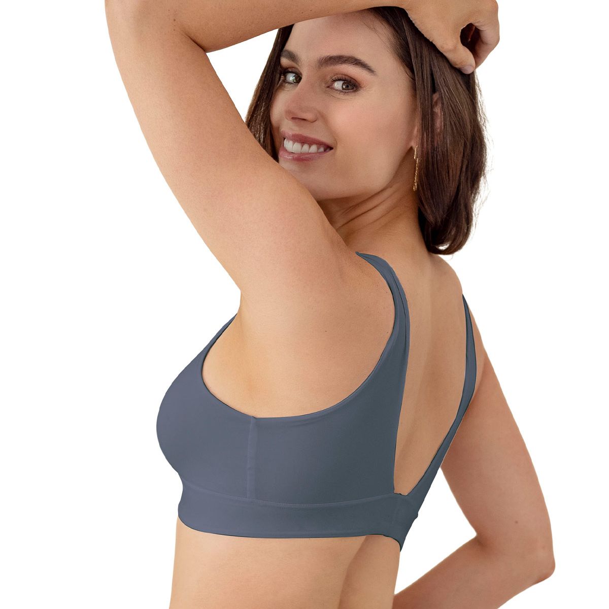 LEONISA - Leonisa Top ligero escote en V P81181 Azul Oscuro