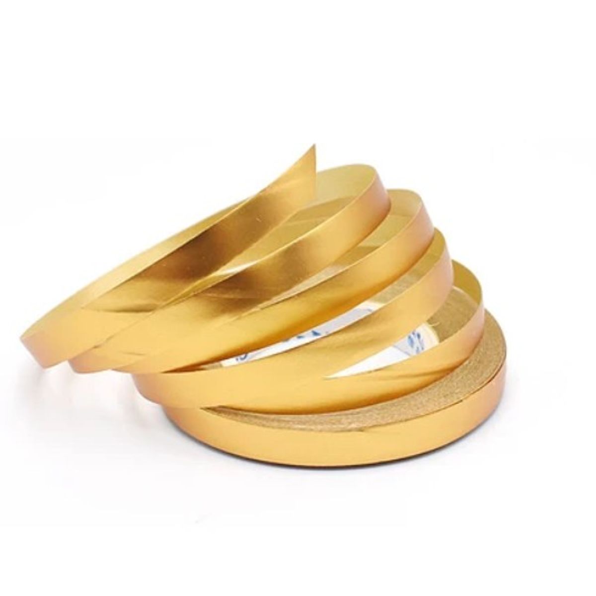 GENERICO - Cinta Metalizada Dorado Mate 5Mm X 10 M 6 Pcs
