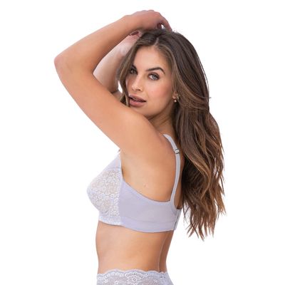 Imagen 2 del producto Sostén clásico triangular de máximo cubrimiento 011715 Lila Claro