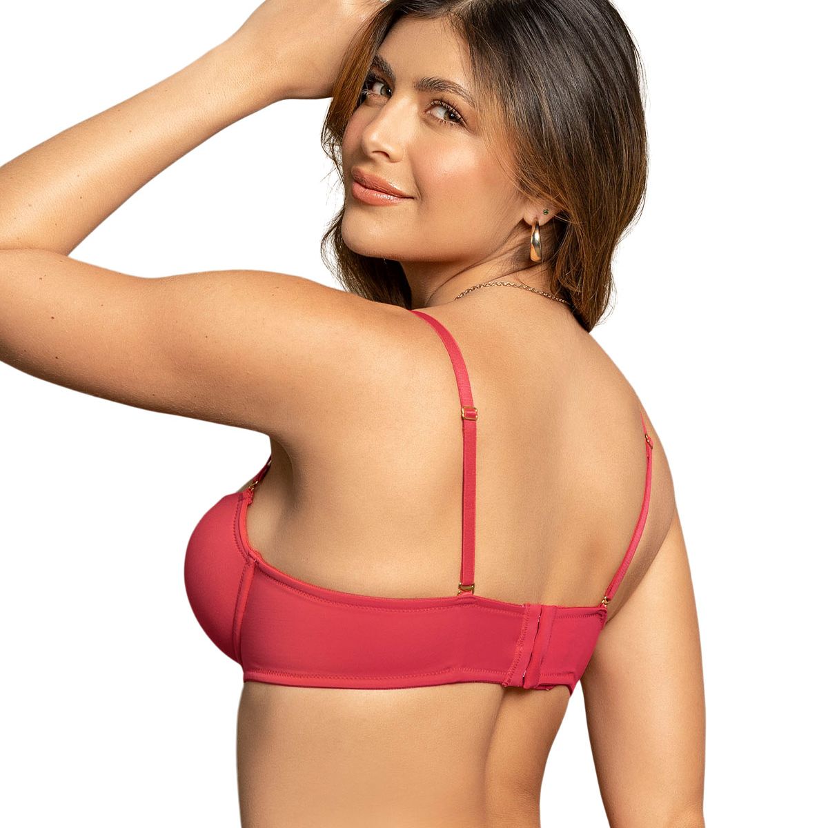 LEONISA - Leonisa Sostén con realce incorporado y arco 71344 Coral