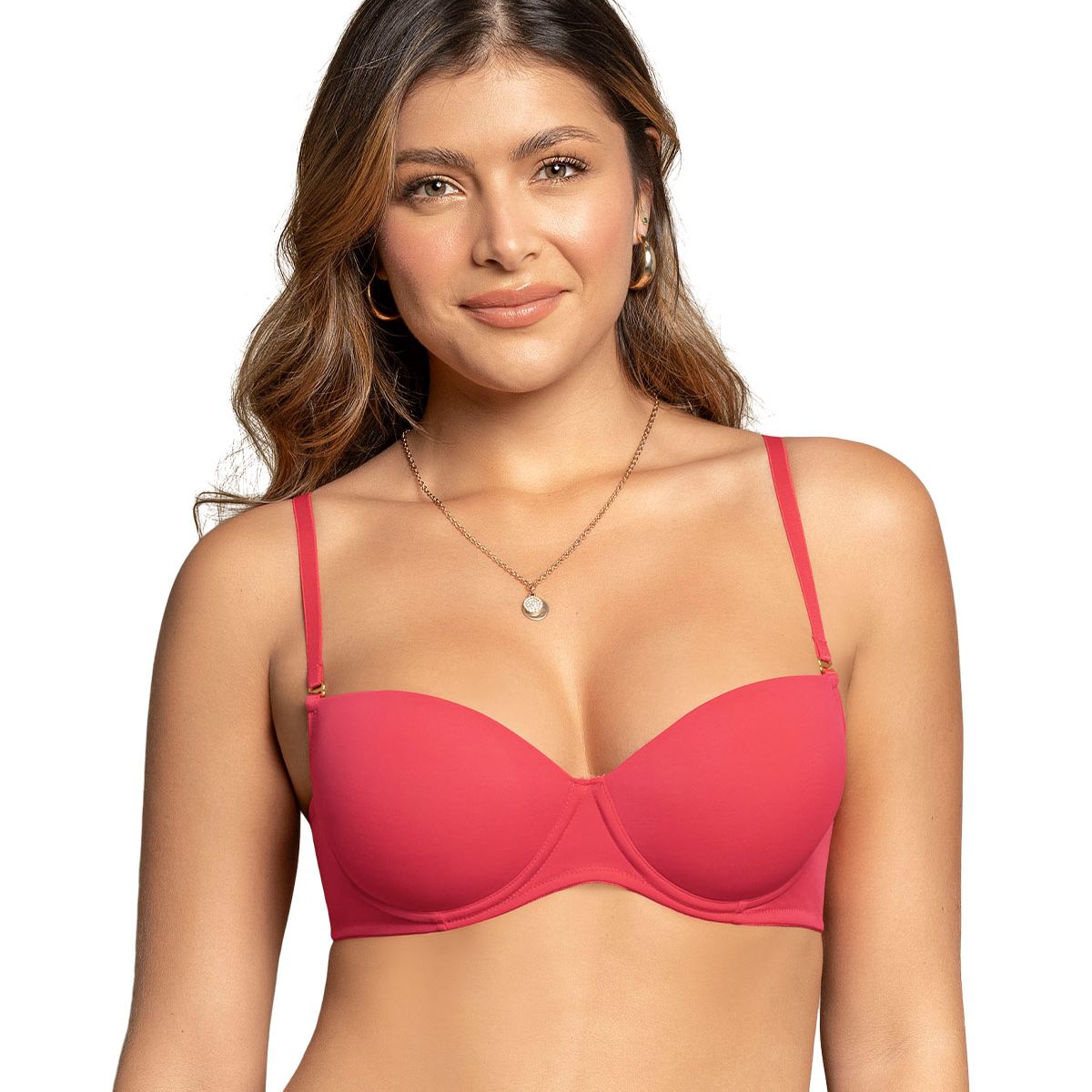 LEONISA - Leonisa Sostén con realce incorporado y arco 71344 Coral