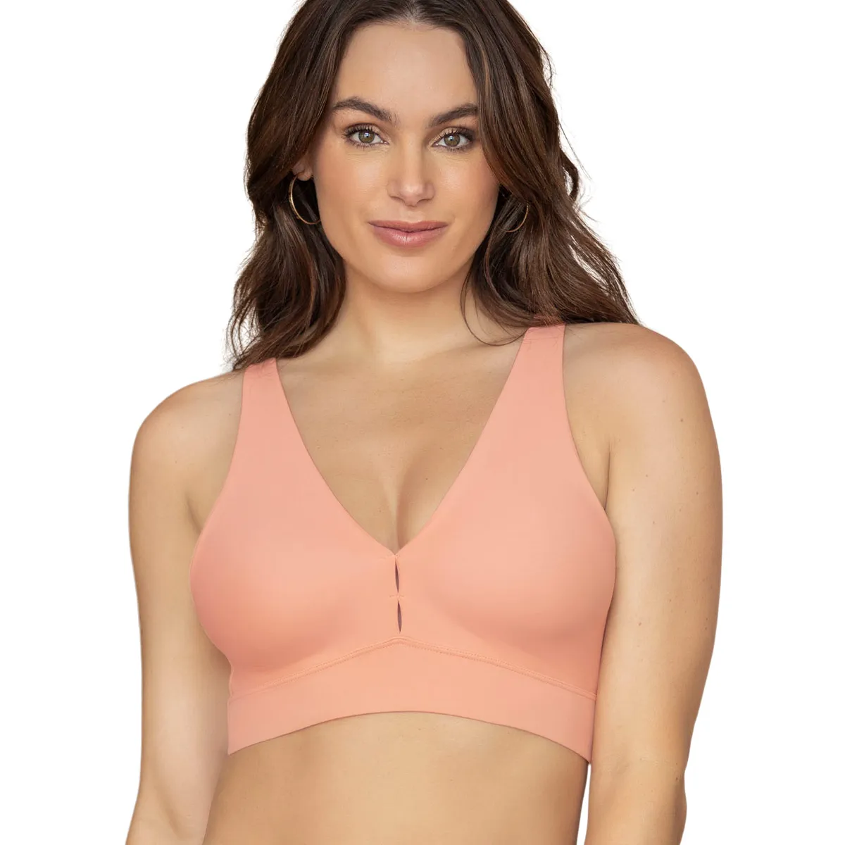 LEONISA - Leonisa Top ligero escote en V P81181 Salmon