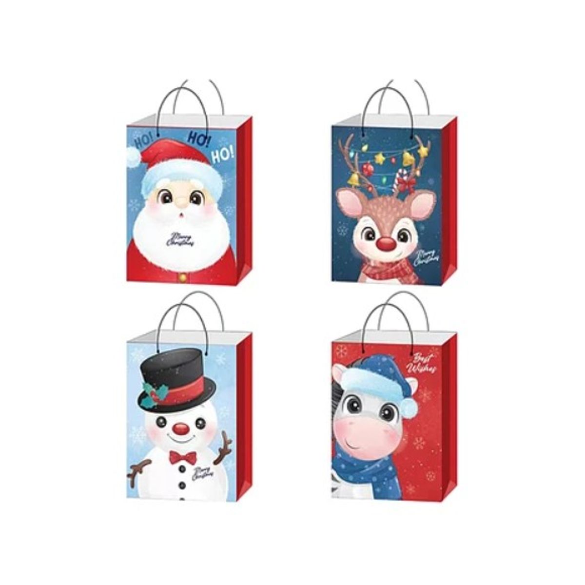 GENERICO - Bolsa De Papel Navideña 115x315x42 Cm