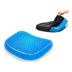 GENERICO - Silla Cojín Lumbar Con Funda Antideslizante