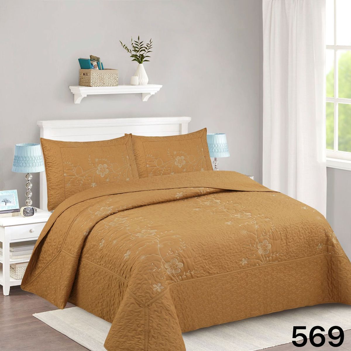 GENERICO - Cubrecama Quilt Plaza y Media