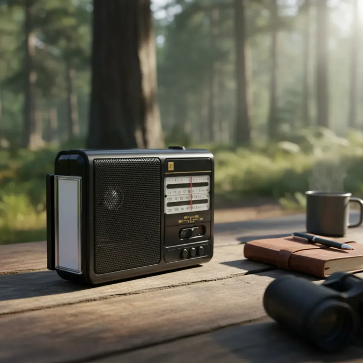 Digilife - Radio Solar Recargable Amfmsw Usb Tf Clinterna Digilife