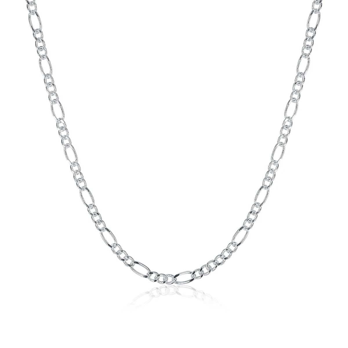 GENERICO - Cadena figaro 60cm 1,5mm Plata 925