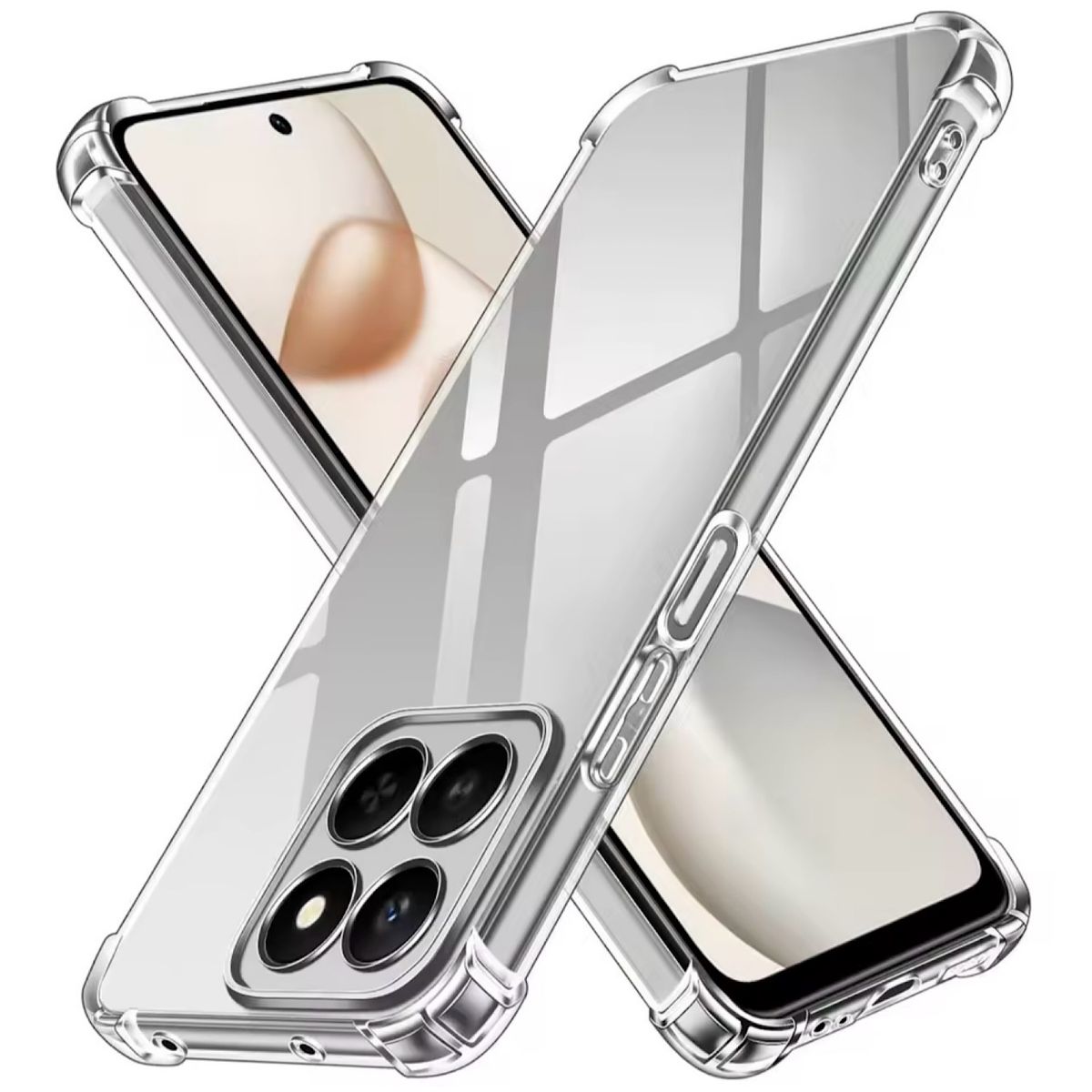 GENERICO - Carcasa Transparente Reforzada Para Honor 400 Smart