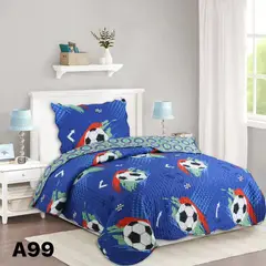 GENERICO - Cubrecama Quilt Plaza y Media Pelota