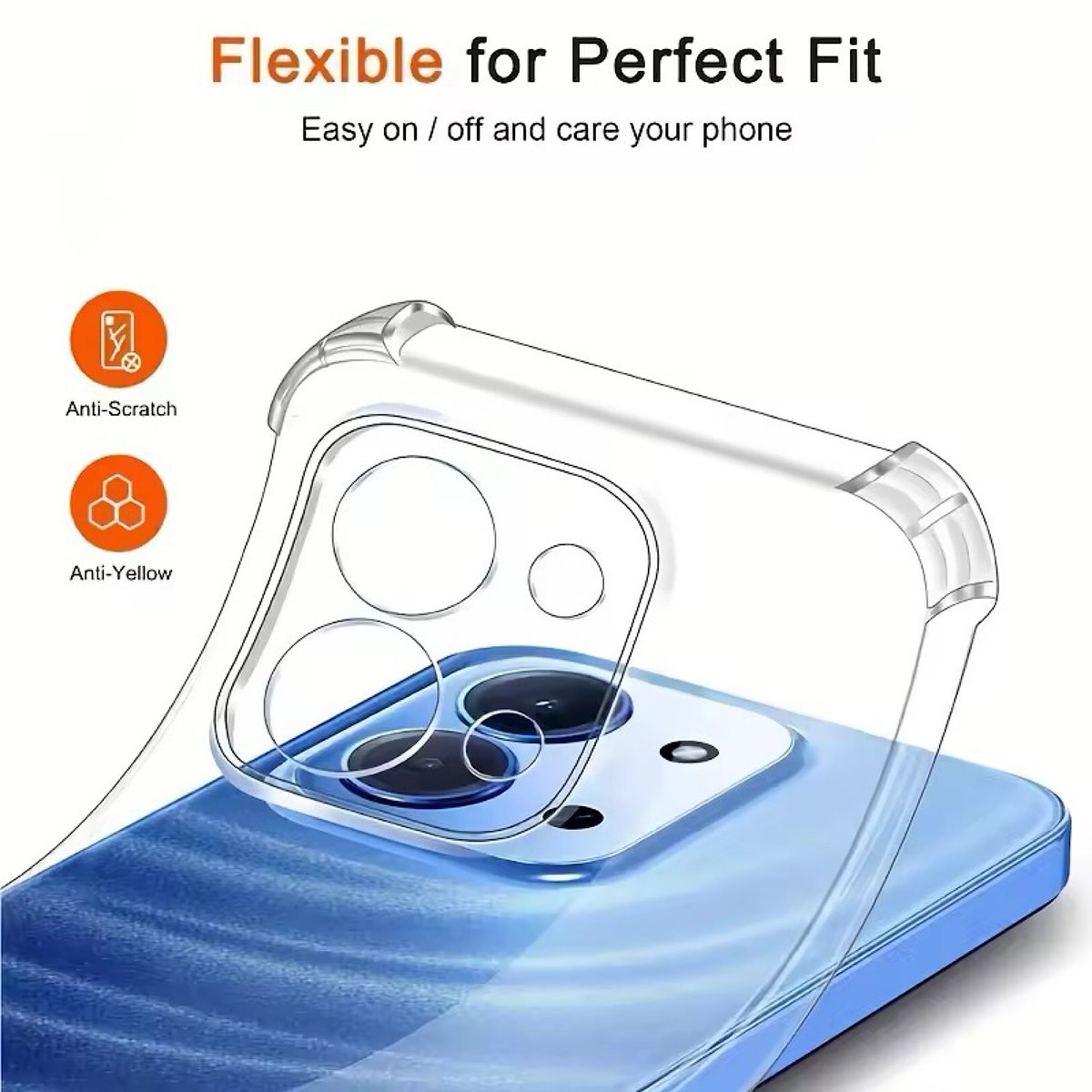 GENERICO - Carcasa Transparente Reforzada Para Xiaomi 15C 4G