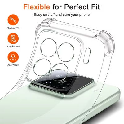 Imagen 2 del producto Carcasa Transparente Reforzada Para Xiaomi 15T Pro