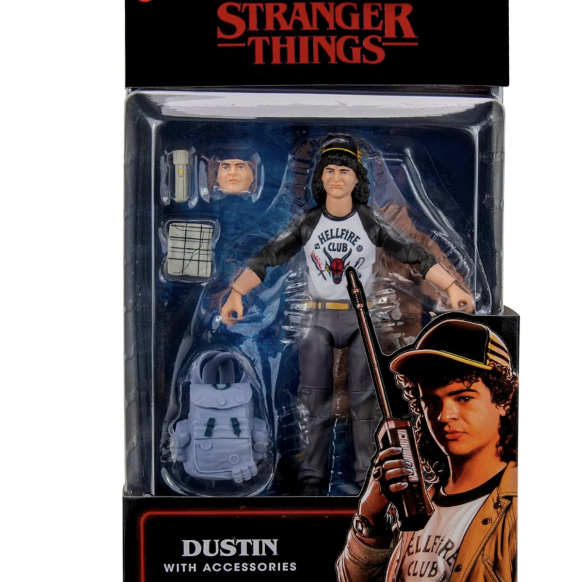 IMEXPORTA - Figura Stranger Things Dustin 15cm Con Accesorios Original