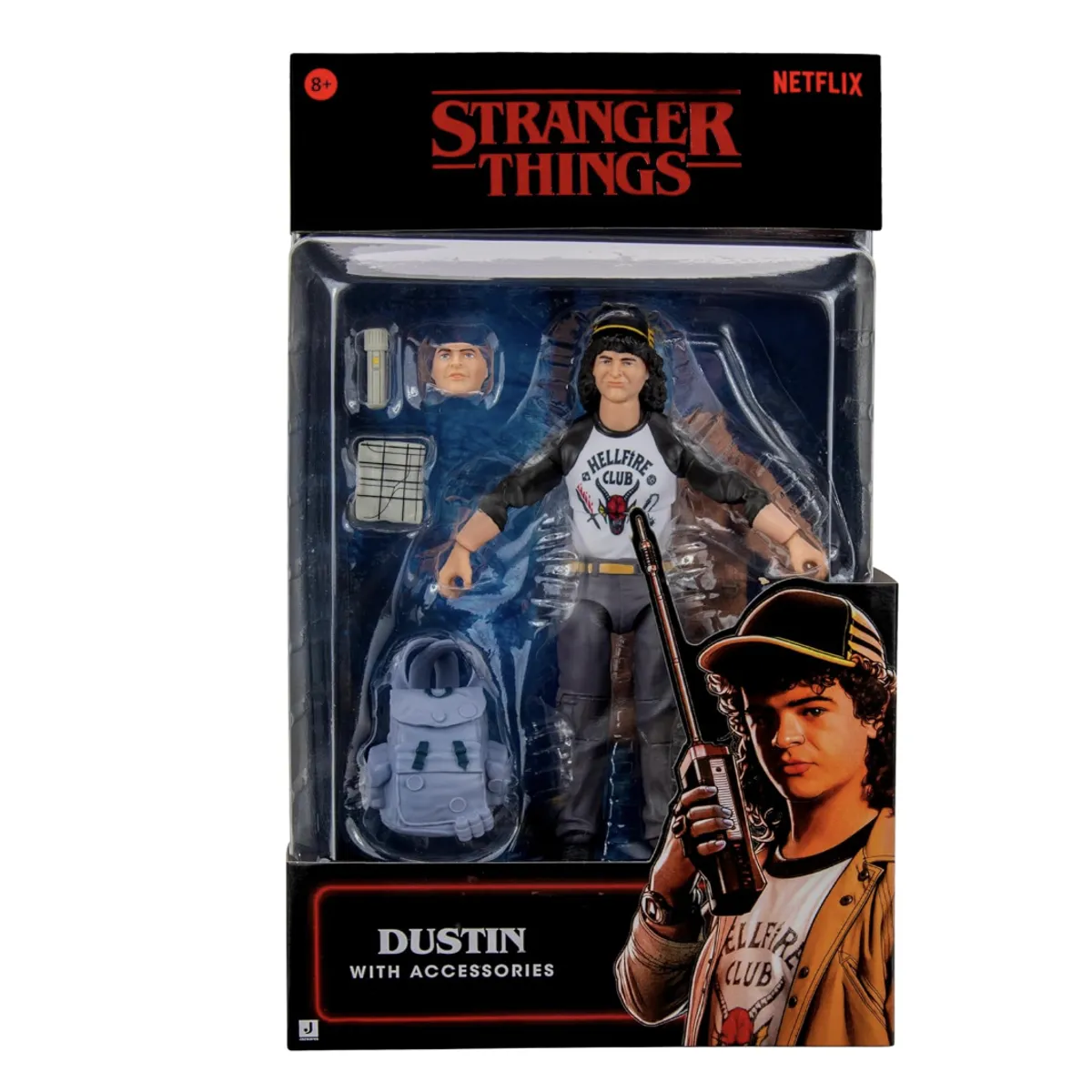 IMEXPORTA - Figura Stranger Things Dustin 15cm Con Accesorios Original