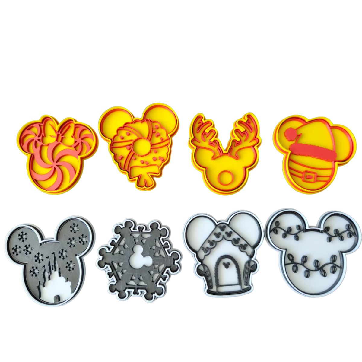 GENERICO - Set 8 Cortadores De Galletas Navidad 10 Cm pack #3