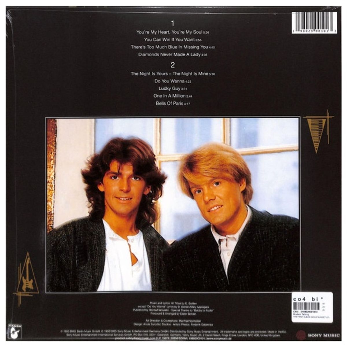 GENERICO - MODERN TALKING - THE 1ST ALBUM (40th Anniversary Gold Vinyl) / VINILO