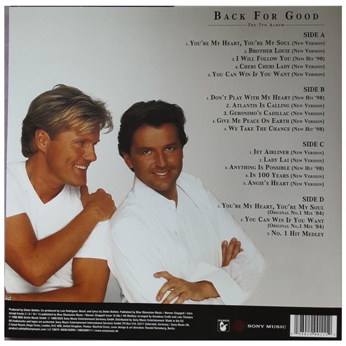 GENERICO - MODERN TALKING - BACK FOR GOOD (40th Black & White Vinyl) (2LP) / VINILO