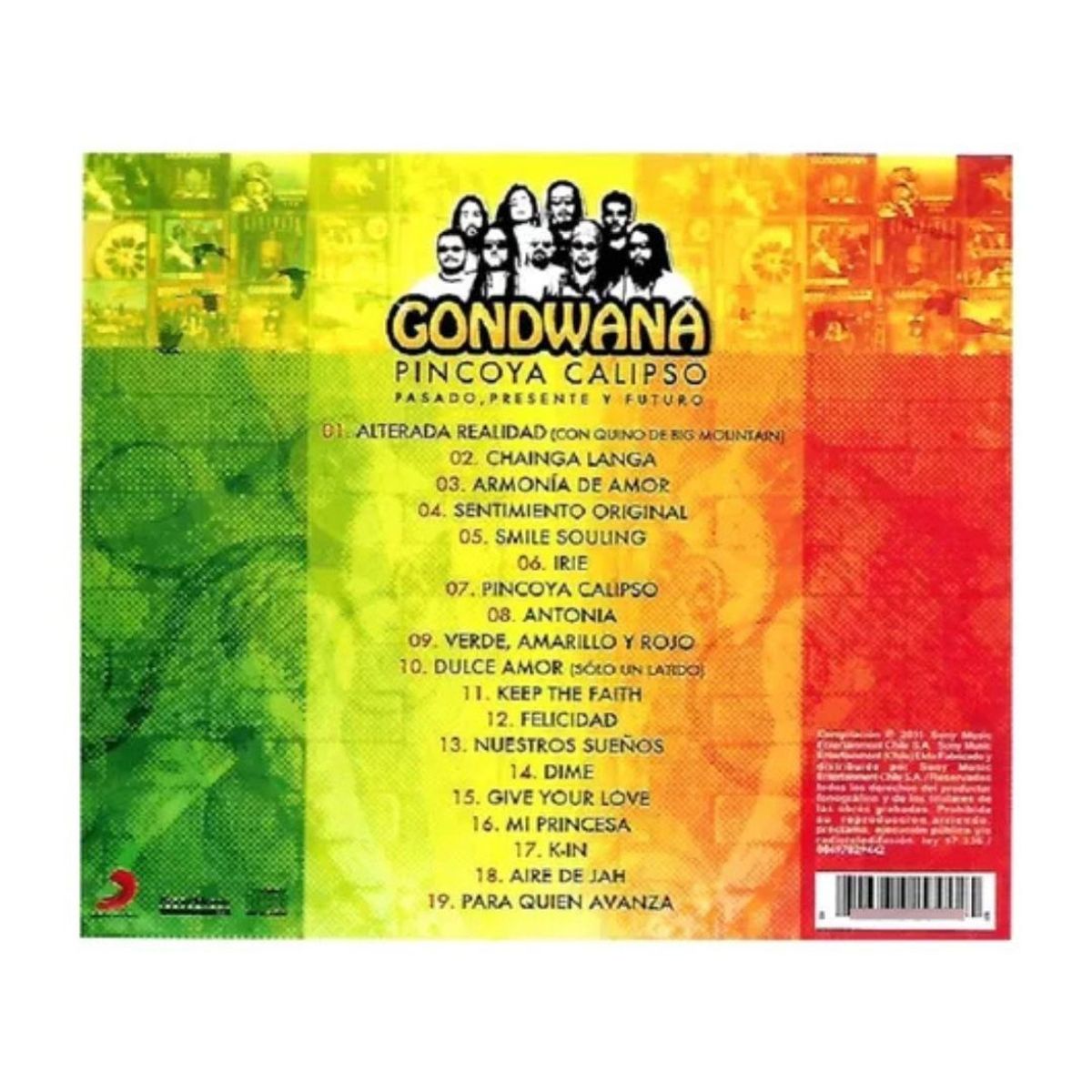 GENERICO - GONDWANA - PINCOYA CALIPSO: PASADO, PRESENTE Y FUTURO / CD