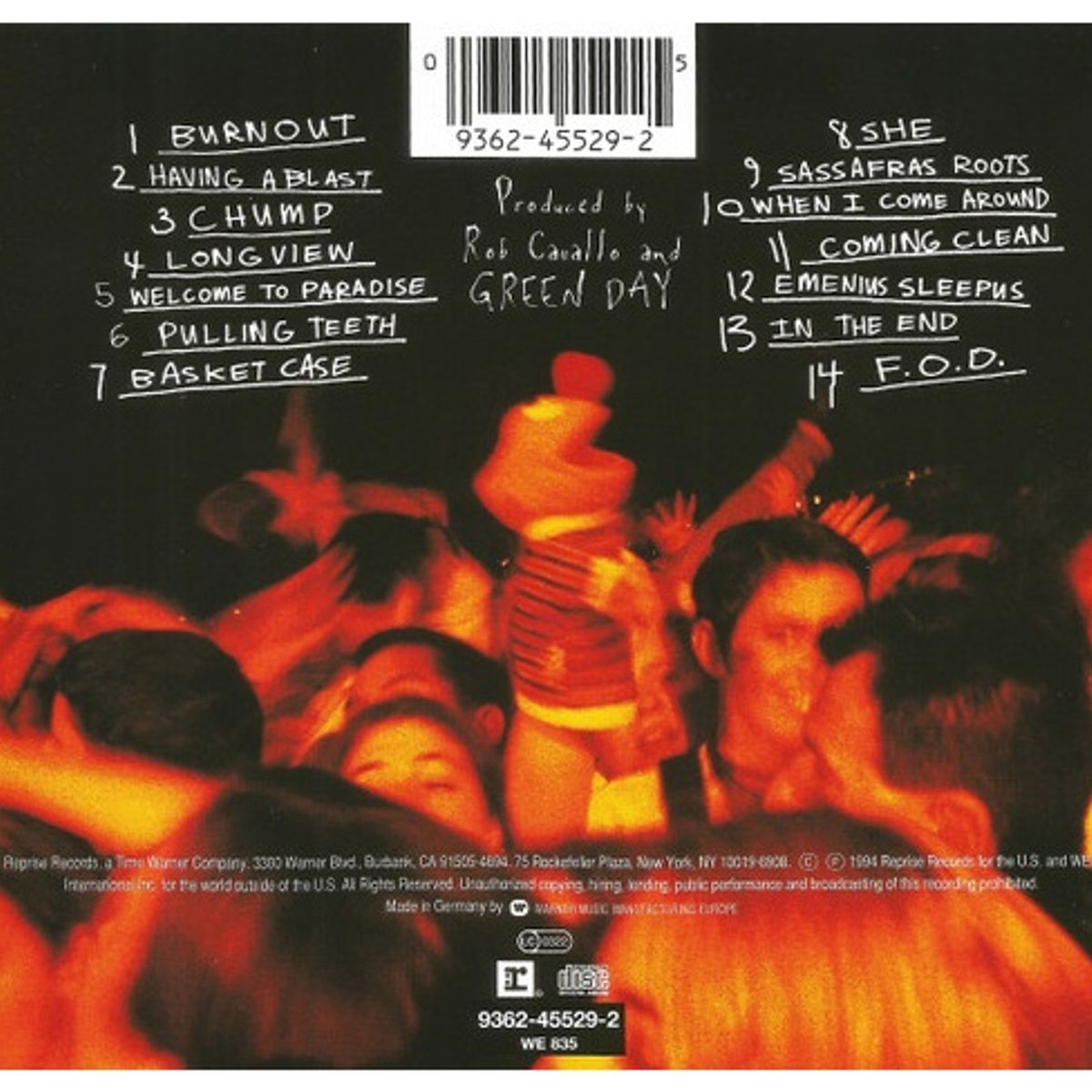 GENERICO - GREEN DAY - DOOKIE / CD