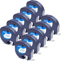 Pack 10 Cintas Rotuladoras Alternativa Para Dymo Letratag