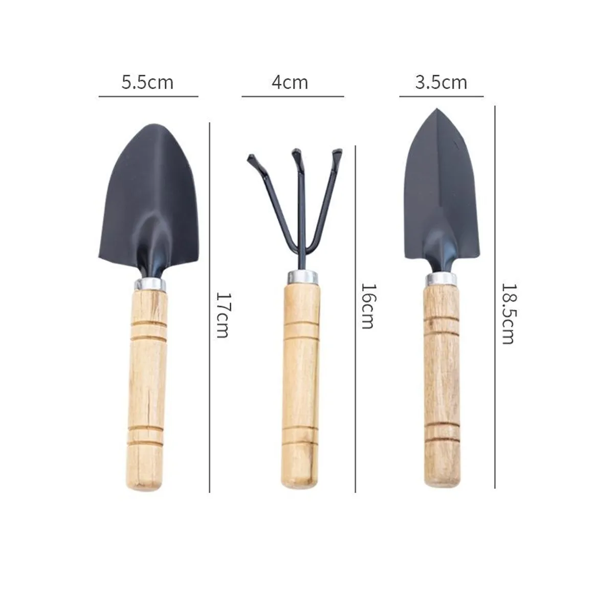 KINDA NICE - Juego De Herramientas De Jardinería Doméstica 3pcs