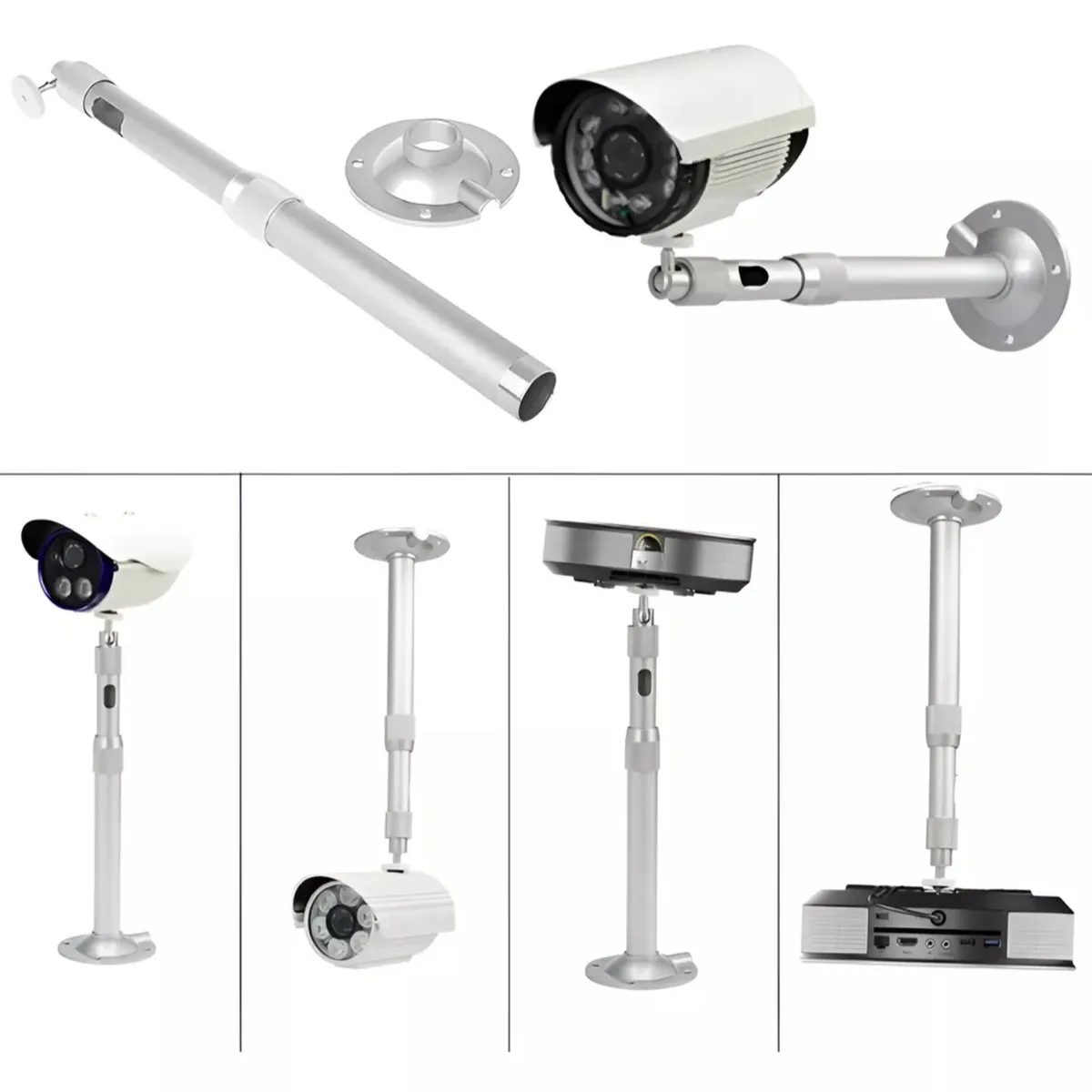 KINDA NICE - Soporte Mini Proyector Camara Techo Pared Muro 30 A 60 Cm