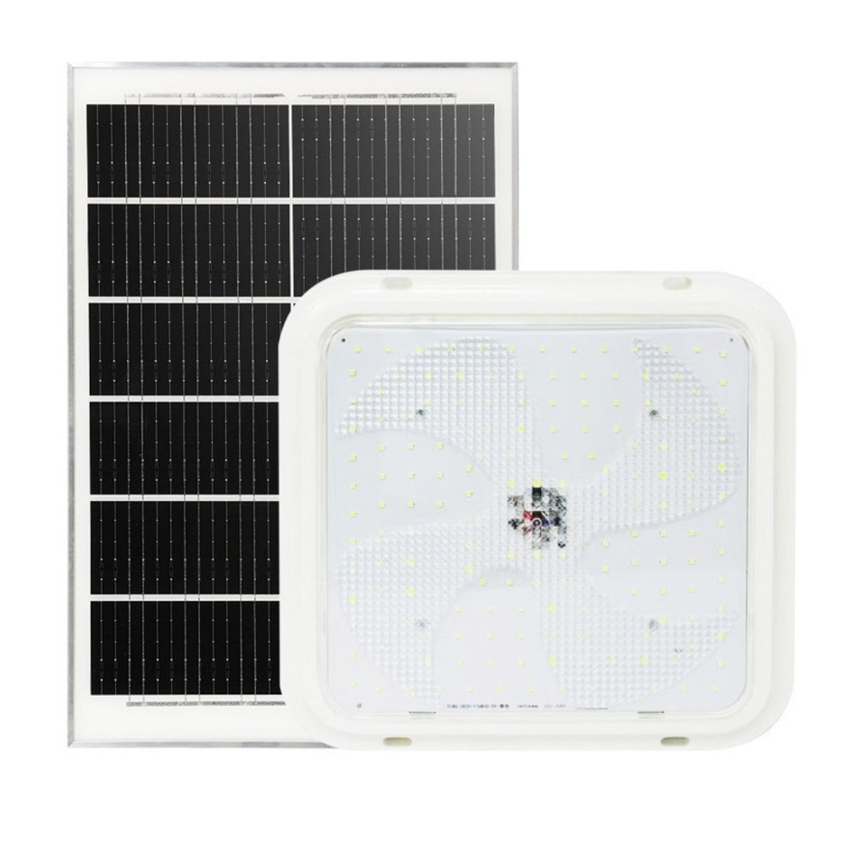GENERICO - Foco Solar LED 300W Exterior Techo IP65 Con Control Remoto y Panel Solar