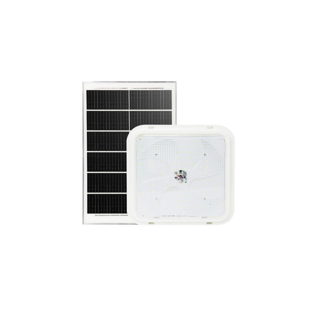 GENERICO - Foco Solar LED 300W Exterior Techo IP65 Con Control Remoto y Panel Solar