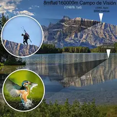 GENERICO - Binoculares Profesionales Telescópico 8×40 Alto Rendimiento